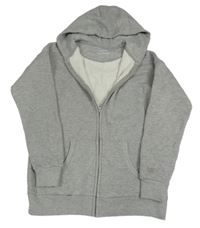 Svetlosivá prepínaci mikina a kapucňou Primark