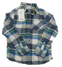 Nové- Barevná kostkovaná flanelová košile M&S