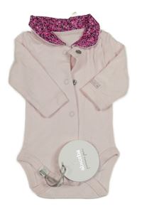 Nové - Světlerůžové body s límečkem Absorba