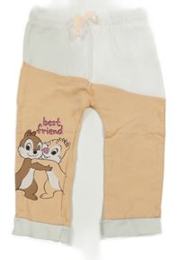 Bielo-marhuľové tepláky s Chip&Dale Disney