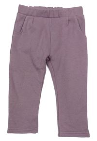 Fialové tepláky s bodkami Ergee