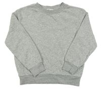 Sivá melírovaná mikina H&M
