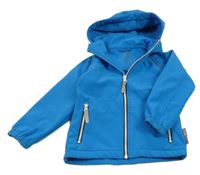 Modrá softshellová bunda s odepínací kapucí Name it
