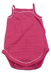 Tmavorůžové pruhované body C&A