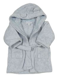 Svetlomodrý froté župan s opaskom The Little White Company