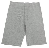 Sivé rebrované elastické kraťasy Primark