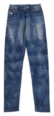 Modré legíny riflového vzhledu Y.F.K.