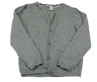 Sivý melírovaný prepínaci sveter Tu