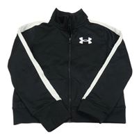Černá sportovní propínací funkční mikina s logem Under Armour
