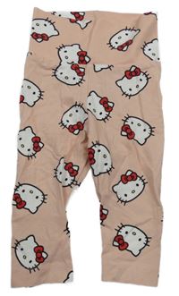 Svetloružové legíny s Kitty H&M
