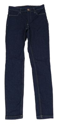 Tmavomodré skinny fit H&M