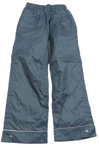 Sivé šušťákové nohavice Pocopiano