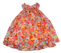 Farebné kvetinové šifónové šaty George