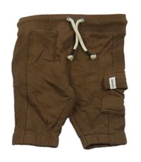 Hnědé tepláky s kapsou Topolino