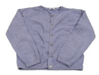 Levandulový prepínaci sveter s dirkovaným vzorom Next