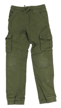 Khaki cargo cuff rifle Tu