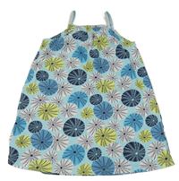 Belasé bavlnené šaty so vzorom Kids