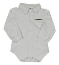 Bílé košilové body 