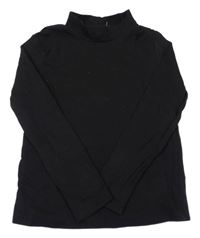 Černé triko se stojáčkem H&M