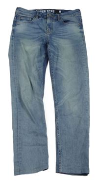 Svetlomodré super stretch skinny fit rifle zn. H&M