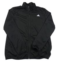 Černá propínací sportovní mikina Adidas