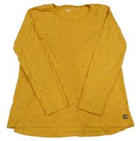 Horčicové tričko s duhami YIGGA