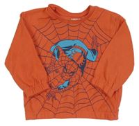 Tmavooranžová mikina so Spider-manem PRIMARK