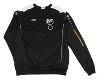 Čierno-biela športová mikina s logom JAKO
