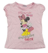 Ružové tričko s Minnie Disney