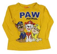 Okrové triko s Paw Patrol Nickelodeon