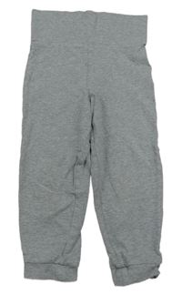 Sivé melírované ľahké tepláky TCM