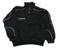 Čierna športová mikina s logom zn. Legea