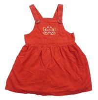 Červené menšestrové na traké šaty s motýlom Nutmeg