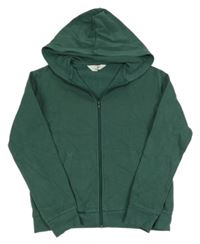 Tmavozelená prepínaci mikina s kapucňou H&M