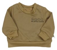 Hnedá mikina so smajlíkmi Shein