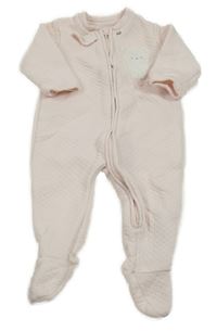 Světlerůžový teplákový overal s medvědem Chicco