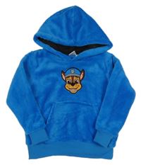 Modrá chlpatá mikina s Chasem a kapucňou Nickelodeon