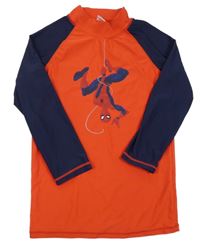 Červeno-tmavomodré UV tričko so Spidermanem Marvel