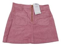 Nové - Staroružová menšestrová sukňa so zipsom M&S