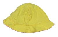 Žltý obojstranný klobúk