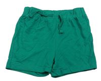 Tmavozelené bavlnené kraťasy Primark