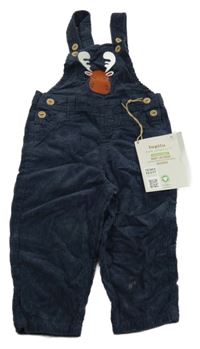 Tmavomodré na traké manšestráky so sobom Lupilu