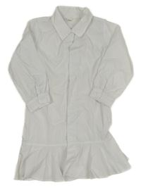 Biele prepínaci košeľové šaty shein