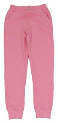 Růžové melírované tepláky H&M