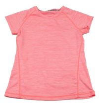 Neonově růžové melírované sportovní tričko H&M