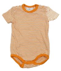 Oranžovo-biele pruhované body Topomini