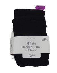 Nové - 3x černé silonky Primark