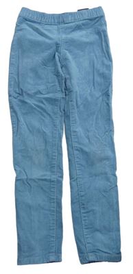 Zelené menšestrové elastické nohavice zn. H&M