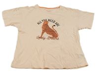 Marhuľové tričko s gepardem Pepperts