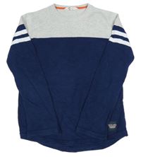 Sivo-tmavomodrý sveter H&M